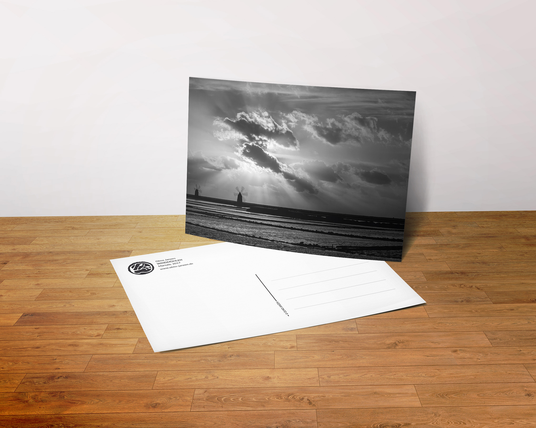 Postkarte - Windmühlen